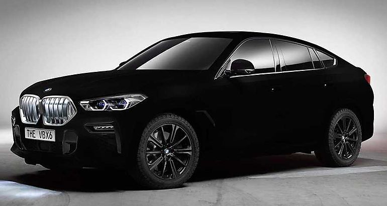 BMW X6 Vantablack