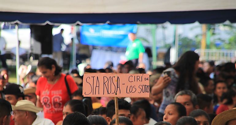 Gira de trabajo comunitario del gabinete gubernamental en Cir Grande Capira