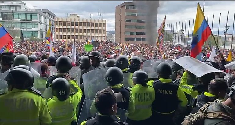 Protestas en Ecuador 