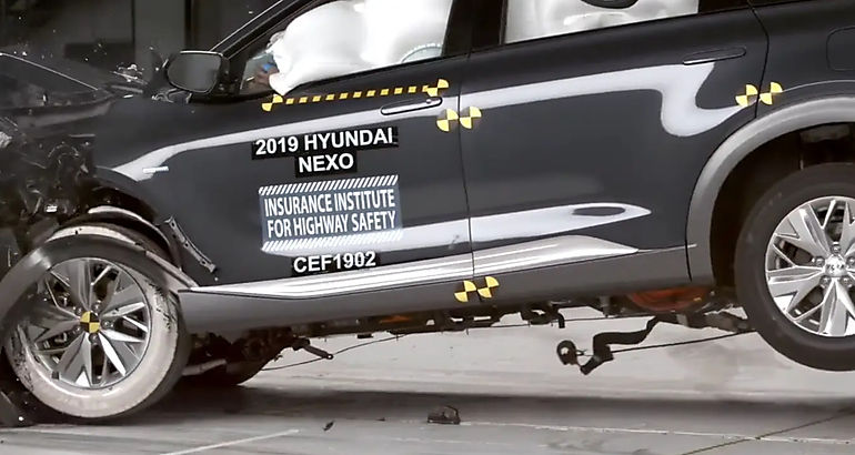 As se comport el Hyundai NEXO en su 1 prueba IIHS
