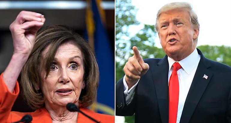 Trump vs Pelosi 