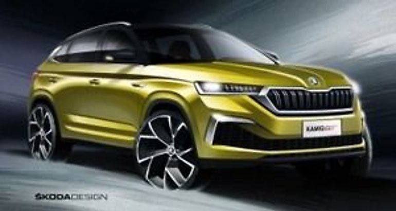 Skoda revela bocetos de diseo de SUV Coup Kamiq GT