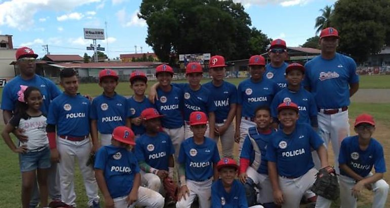 Escuela de Bisbol de la Zona Policial de Chiriqu campen de la Copa Pandeportes Interacademias de Bisbol 2019