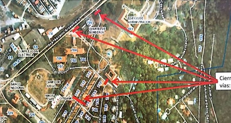Realizarn cierres parciales de calles en la comunidad de Balboa