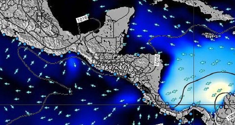 Aviso de prevencin por fuertes oleajes en el Caribe