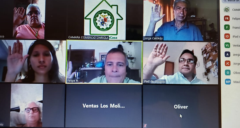 Nueva Junta Directiva de CAMCHI tomo posesin a travs de videoconferencia