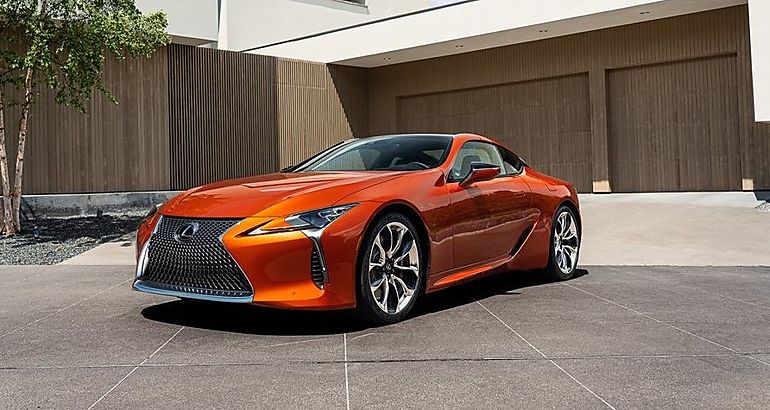 El Lexus LC 500h estrena el llamativo color Naranja Carnelian