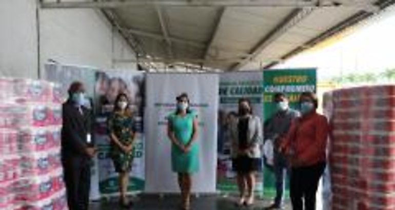Papelera Istmea entrega donacin al MIDES