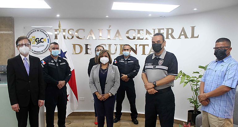 Fiscal General de Cuentas se rene con el nuevo director de la Polica Nacional