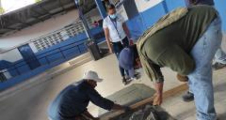 Continan labores de adecuaciones en escuelas para proceso de vacunacin 