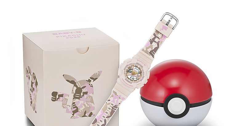 Casio lanza el modelo BABYG en colaboracin con Pokmon
