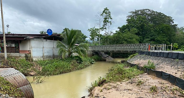 Ministro Sabonge recorri en Bocas del Toro tras las intensas lluvias del fin de semana