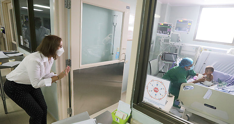Primera Dama Entrega Importante Donacin al Hospital Materno Infantil Jos Domingo De Obalda en David