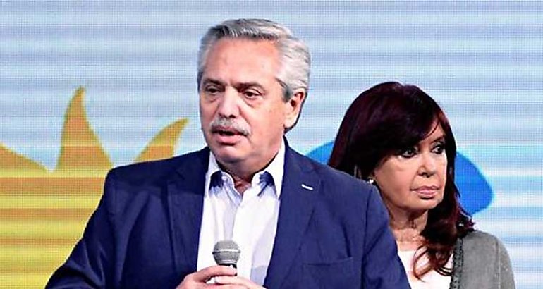 Cristina Fernndez de Kirchner y Alberto Fernndez