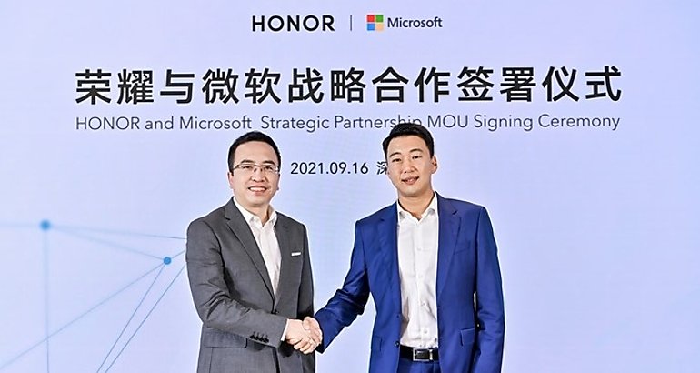 HONOR anuncia alianza estratgica con Microsoft 