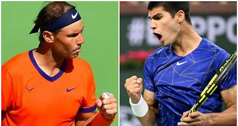 Rafael Nadal y Carlos Alcaraz