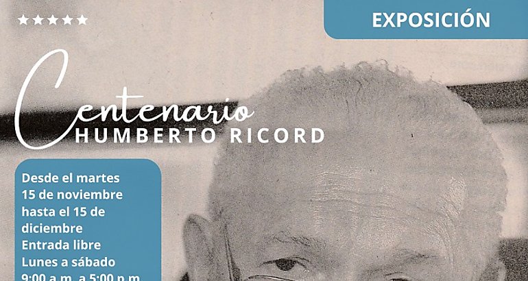 Exposicin Centenario de Humberto Ricord