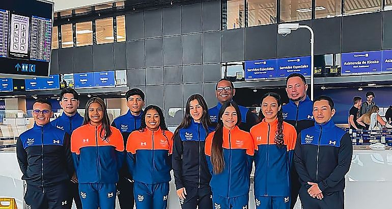 Selecciones femenina y masculina de gimnasia