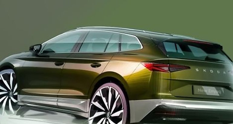 Bocetos exteriores del nuevo Skoda Enyaq