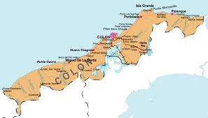 mapa colón