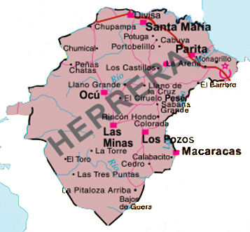 mapa herrera